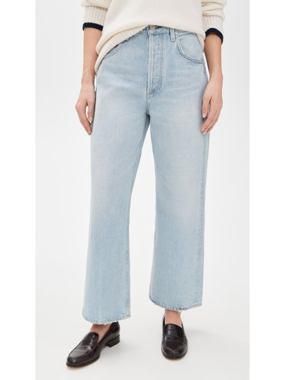 NWT Citizens of Humanity Gaucho in Seaton Relaxed Wide Leg Crop Jeans 28